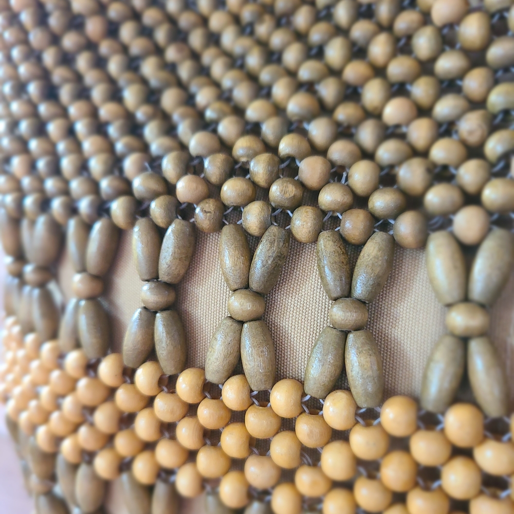 Vintage Handcrafted Beaded Tote Bag - Picture 2 of 4